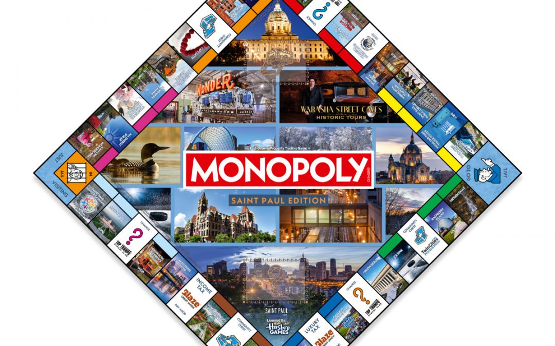 ICYMI: Here are all the places featured on the new St. Paul Monopoly board!